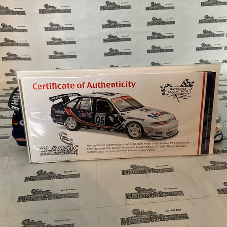 Classic Carlectables 18313 - 1/18 Scale HRT Peter Brock Mark Skaife VS Commodore 1997 Bathurst Pole Position
