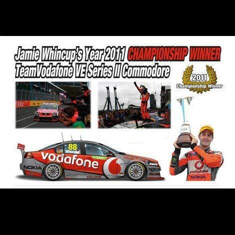 Classic Carlectables 18494 - 1/18 Scale Holden VE Series II Commodore Jamie Whinchup 2011 Championship Winner Team Vodafone #88 Diecast Model Replica