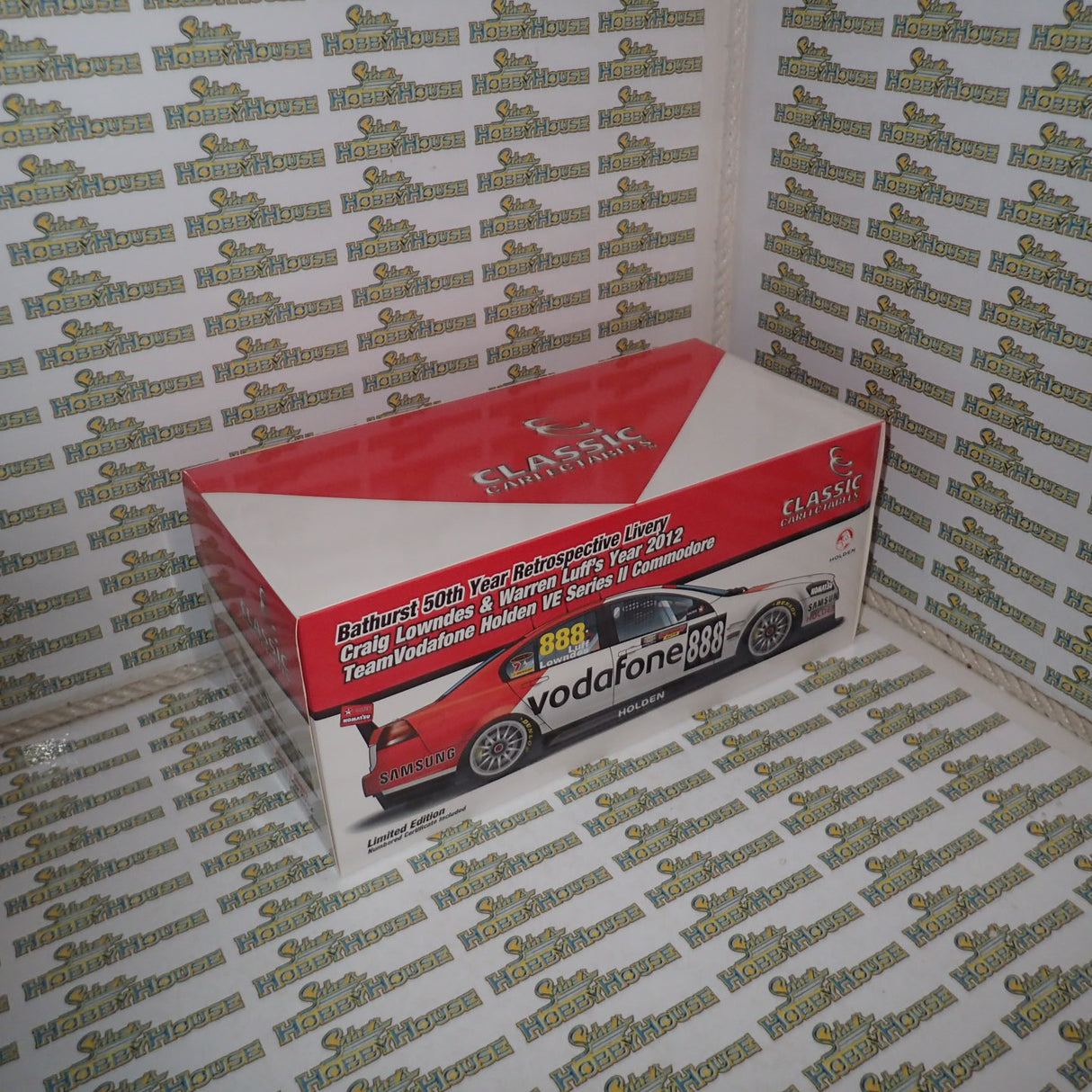 Classic Carlectables 18513 - 1/18 Scale Holden VE Commodore 2012 TeamVodafone Lowndes/Luff Bathurst 50th Retrospective