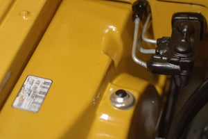 Classic Carlectables 18524 - 1:18 Chrysler VH Valiant E38 R/T Charger Hot Mustard "Small Tank" Die-cast Replica