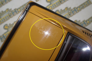 Classic Carlectables 18524 - 1:18 Chrysler VH Valiant E38 R/T Charger Hot Mustard "Small Tank" Die-cast Replica