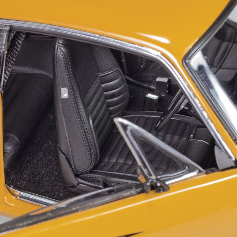 Classic Carlectables 18524 - 1:18 Chrysler VH Valiant E38 R/T Charger Hot Mustard "Small Tank" Die-cast Replica