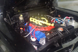 CLASSIC CARLECTABLES 18529 - 1:18 SCALE FORD GT-HO SUPER FALCON GLOSS BLACK DIECAST REPLICA