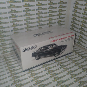 CLASSIC CARLECTABLES 18529 - 1:18 SCALE FORD GT-HO SUPER FALCON GLOSS BLACK DIECAST REPLICA