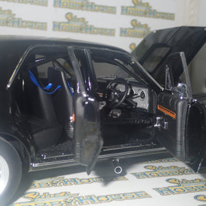 CLASSIC CARLECTABLES 18529 - 1:18 SCALE FORD GT-HO SUPER FALCON GLOSS BLACK DIECAST REPLICA