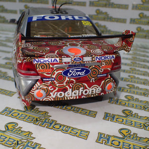 Classic Carlectables 18588 - 1:18 Jamie Whincup's 2008 Red Dust Darwin Livery Team Vodefone Ford BF Falcon