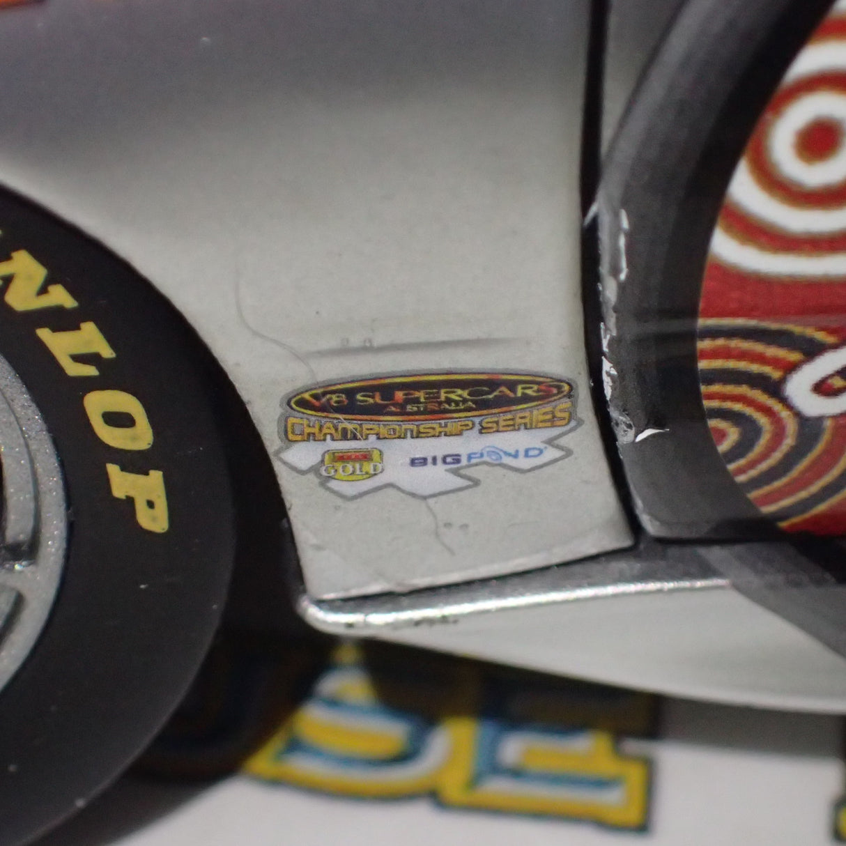 Classic Carlectables 18588 - 1:18 Jamie Whincup's 2008 Red Dust Darwin Livery Team Vodefone Ford BF Falcon