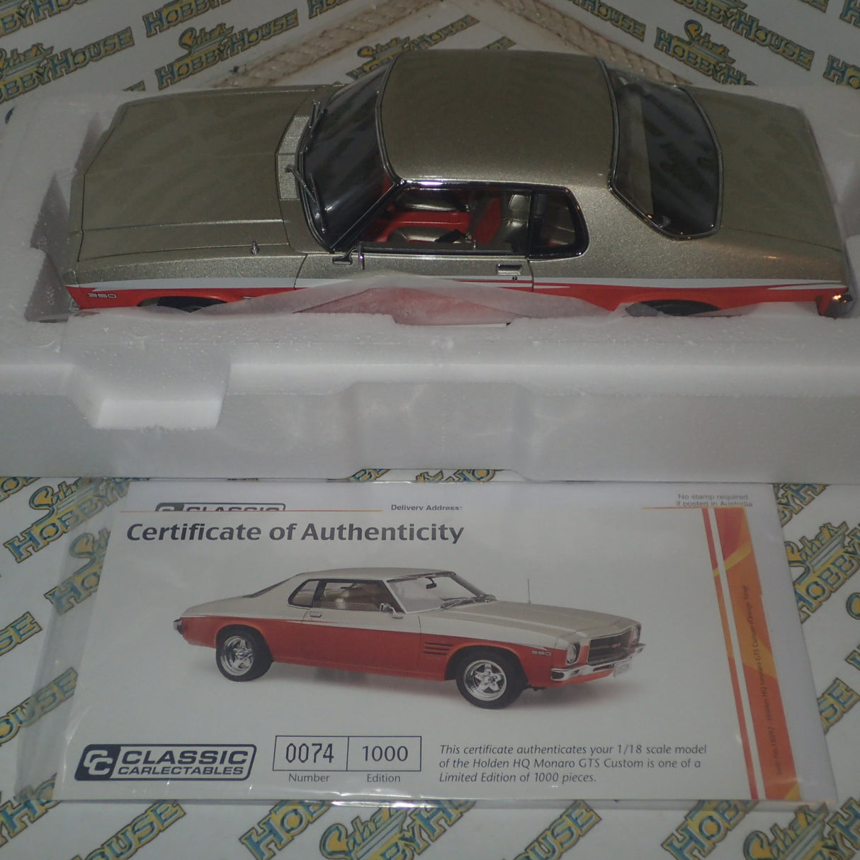 Classic Carlectables 18592 - 1/18 Scale Holden HQ Monaro GTS Custom Orange Tang