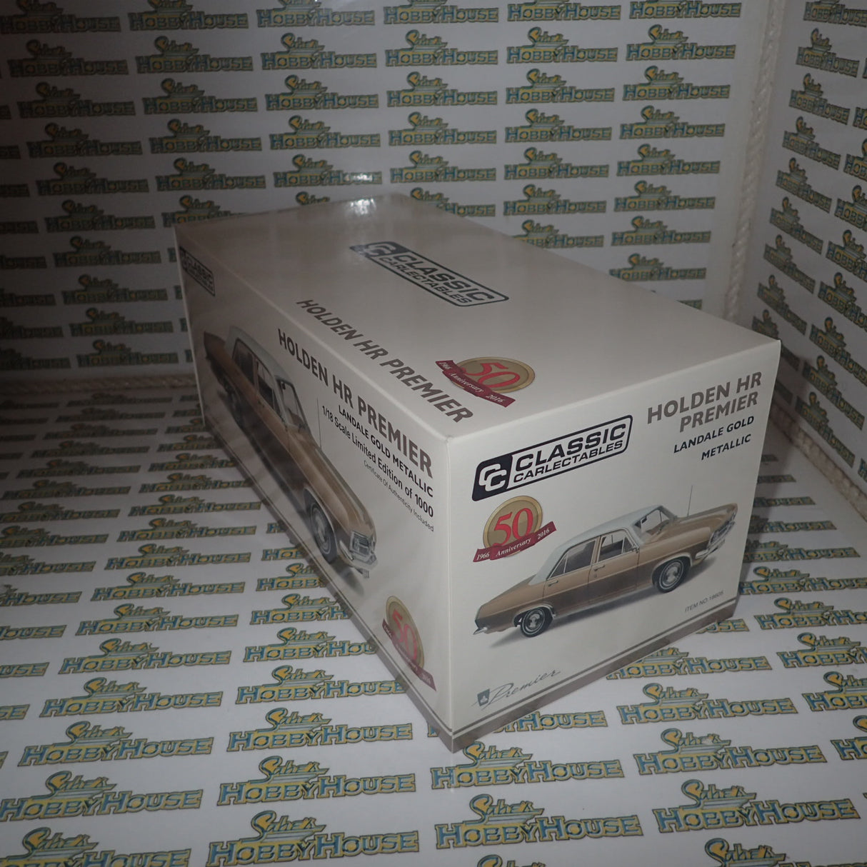 Classic Carlectables - 1/18 Scale - 18605 Holden HR Premier in Landale Gold Metallic Diecast Scale Model Replica