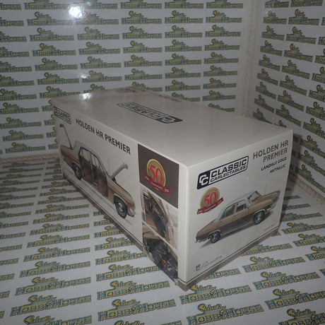 Classic Carlectables - 1/18 Scale - 18605 Holden HR Premier in Landale Gold Metallic Diecast Scale Model Replica