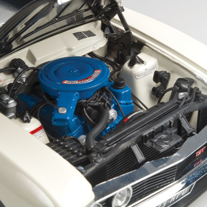 Classic Carlectables 18615 - 1/18 Scale Ford XA Falcon RPO83 Sedan Polar White Diecast Model Replica