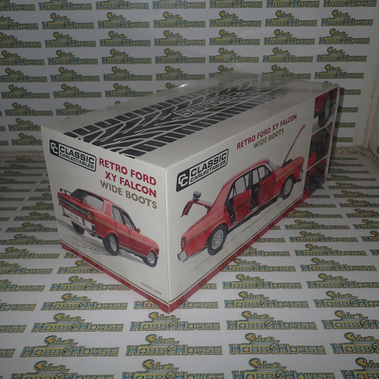 Classic Carlectables 18636 - 1/18 Scale - Retro Ford XY Falcon GT-HO Phase III 'Wide Boots' Diecast Model Replica