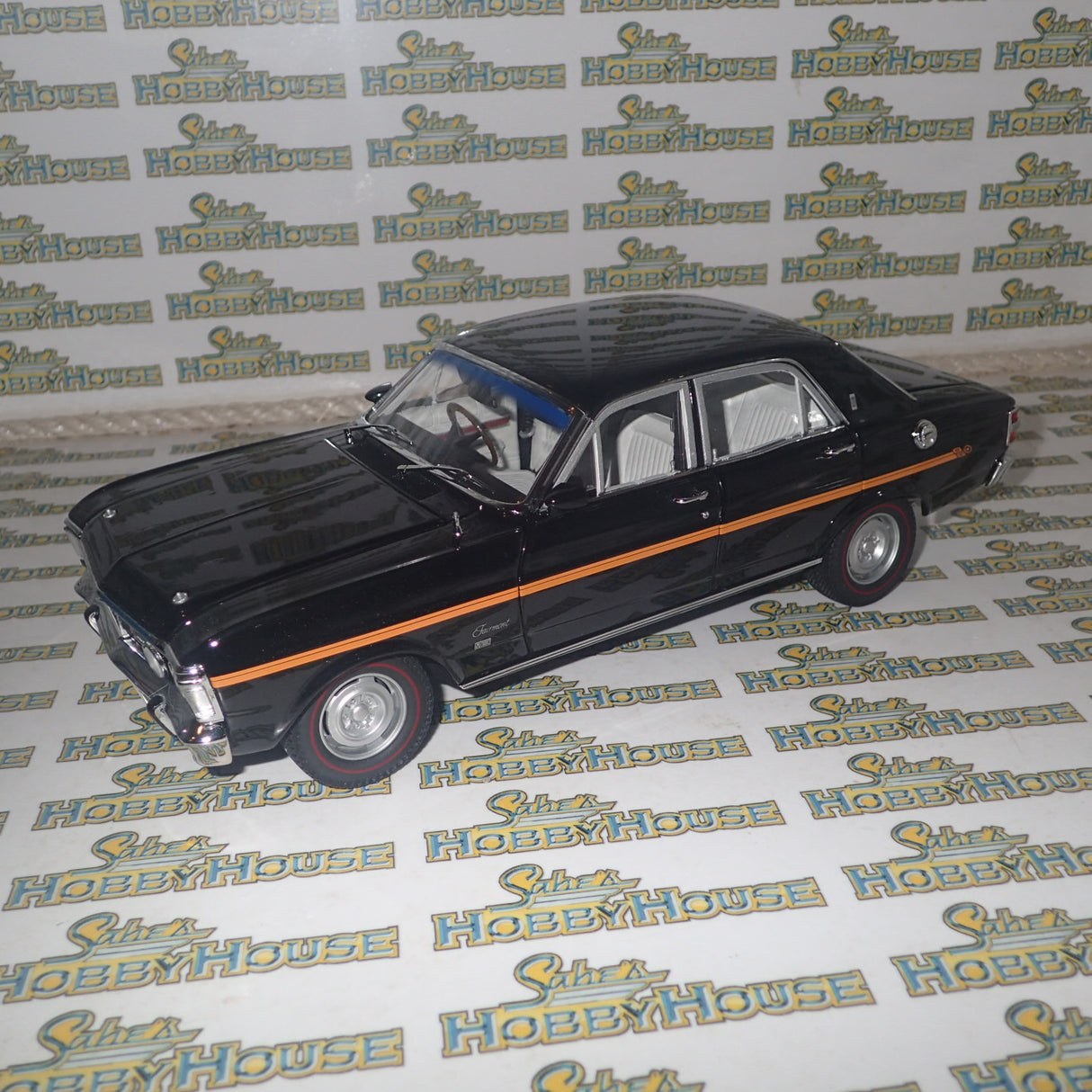 Classic Carlectables 18655 – 1/18 Scale Ford XY Fairmont Grand Sport in Onyx Black Diecast Model Replica