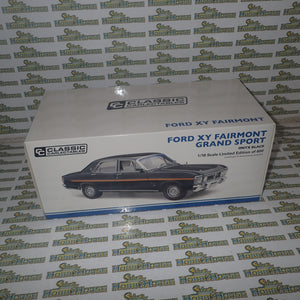 Classic Carlectables 18655 – 1/18 Scale Ford XY Fairmont Grand Sport in Onyx Black Diecast Model Replica