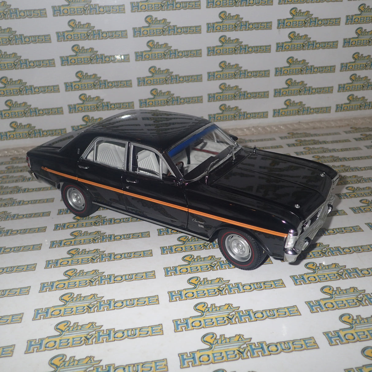 Classic Carlectables 18655 – 1/18 Scale Ford XY Fairmont Grand Sport in Onyx Black Diecast Model Replica