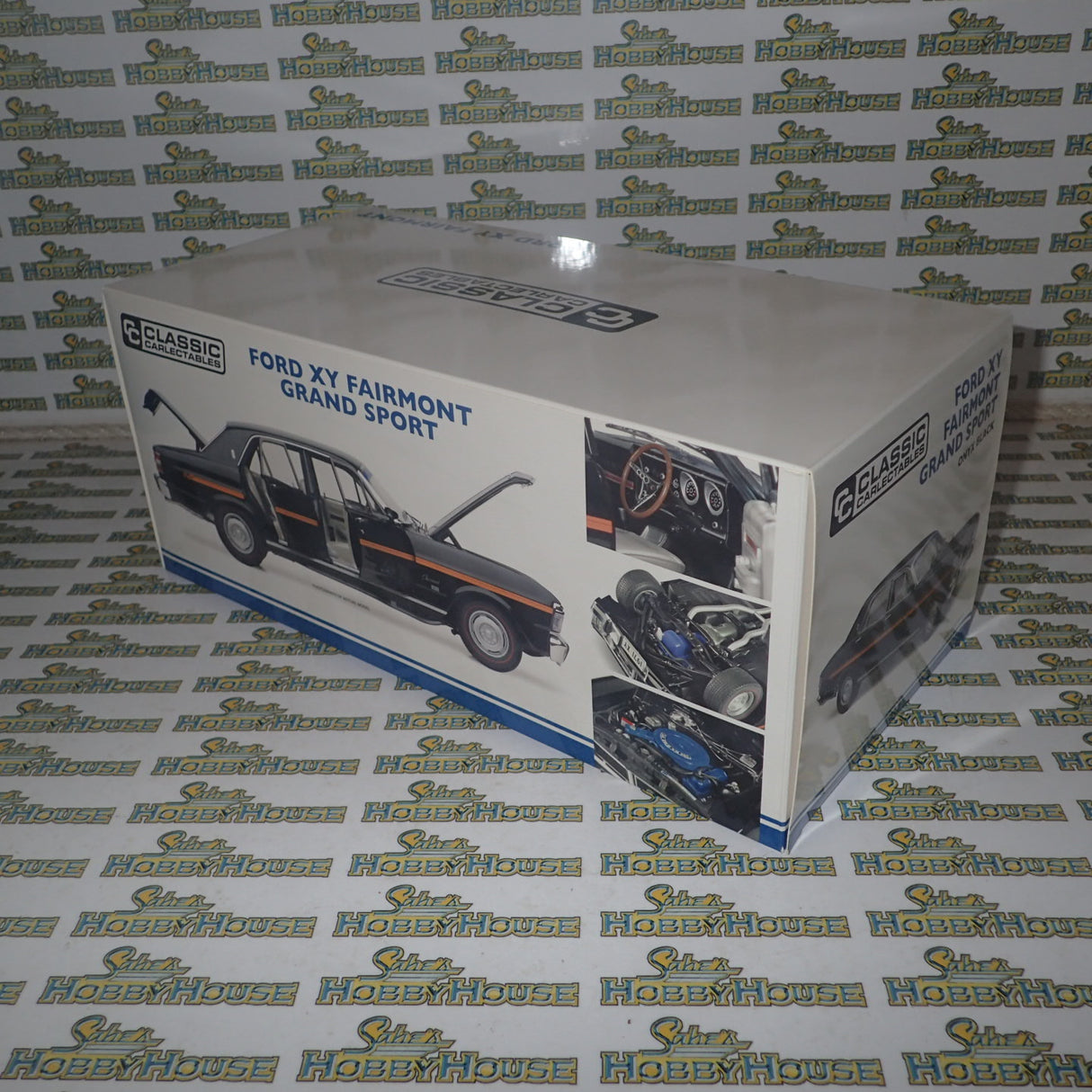 Classic Carlectables 18655 – 1/18 Scale Ford XY Fairmont Grand Sport in Onyx Black Diecast Model Replica