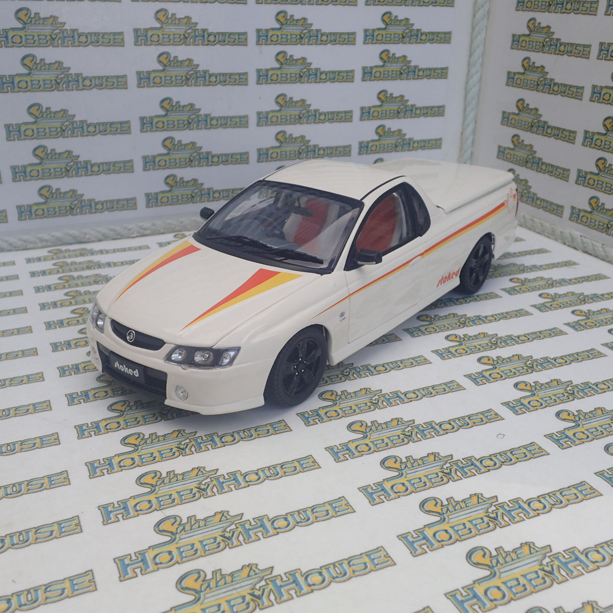 Classic Carlectables 18666 - 1/18 Scale Custom Ute "STOKED" Diecast Scale Model Replica