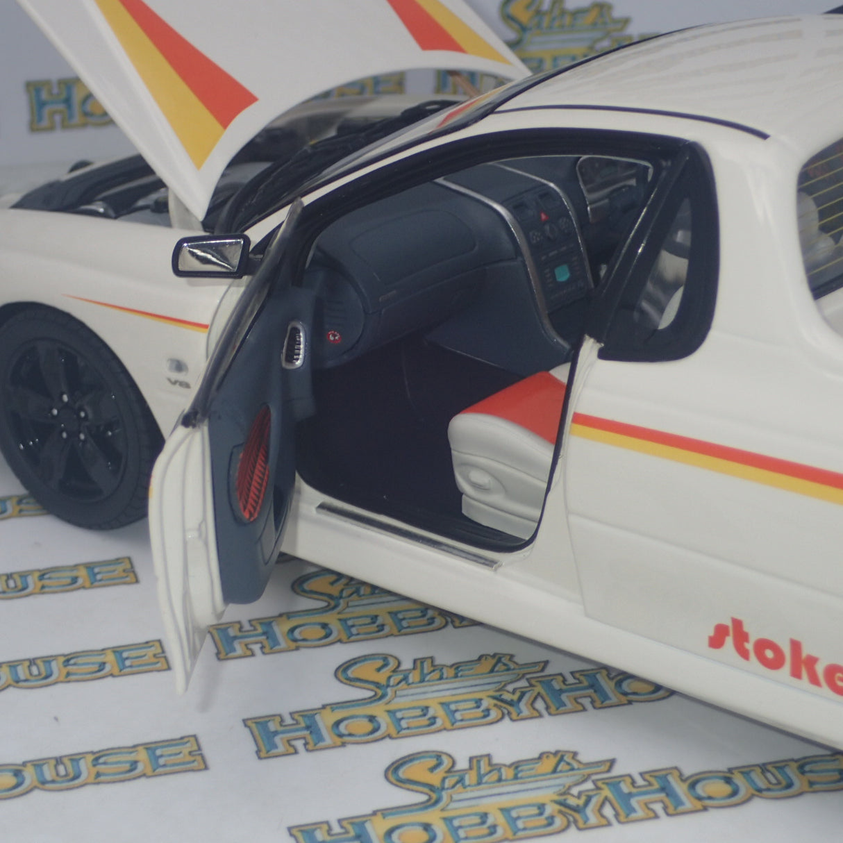 Classic Carlectables 18666 - 1/18 Scale Custom Ute "STOKED" Diecast Scale Model Replica