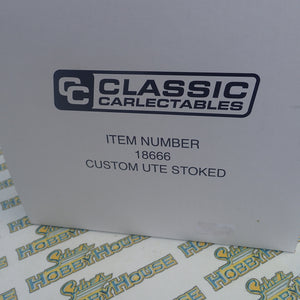 Classic Carlectables 18666 - 1/18 Scale Custom Ute "STOKED" Diecast Scale Model Replica