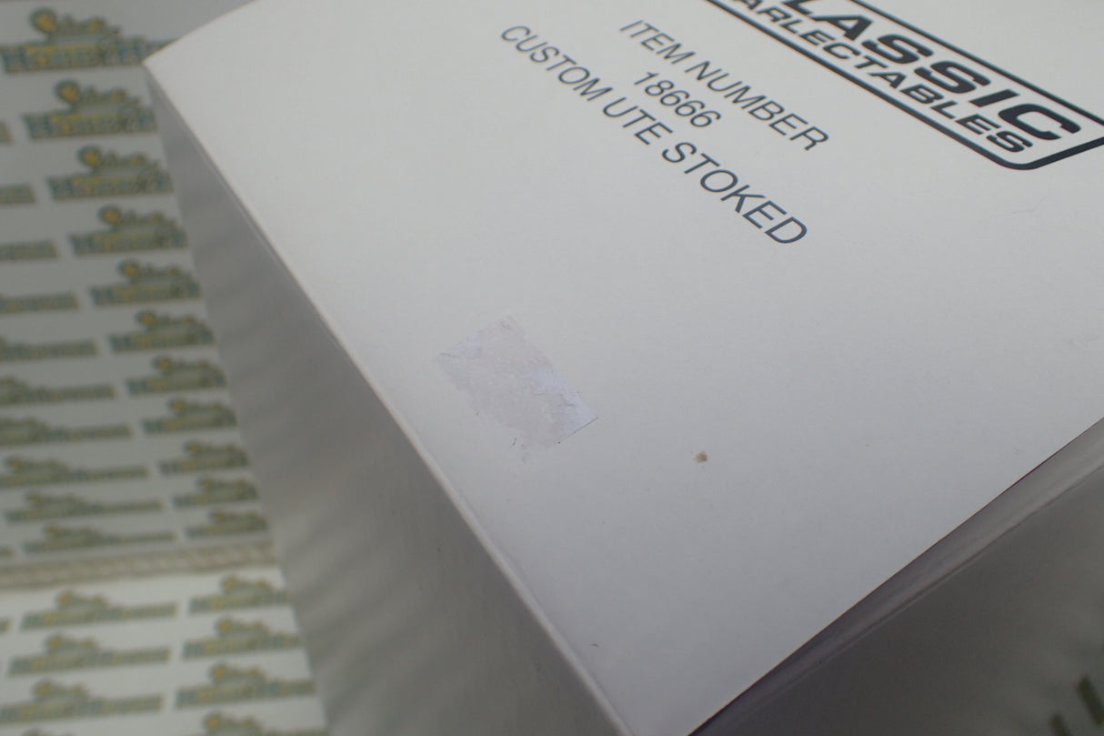 Classic Carlectables 18666 - 1/18 Scale Custom Ute "STOKED" Diecast Scale Model Replica