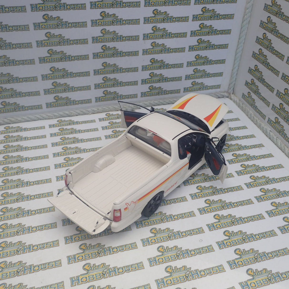 Classic Carlectables 18666 - 1/18 Scale Custom Ute "STOKED" Diecast Scale Model Replica