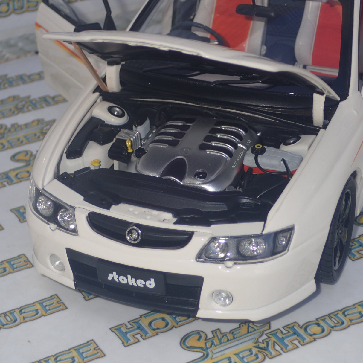 Classic Carlectables 18666 - 1/18 Scale Custom Ute "STOKED" Diecast Scale Model Replica