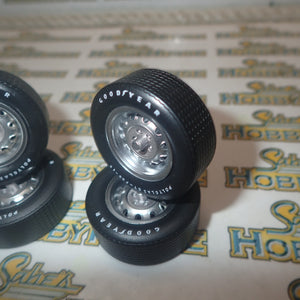 GMP 18825 - 1/18 Scale Rallye Wheel and Tire Pack