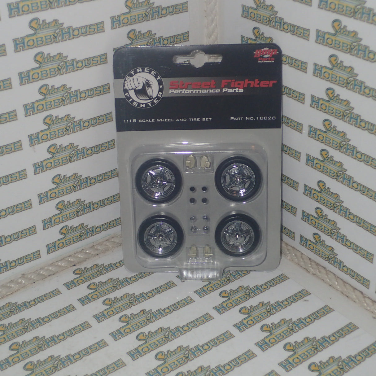 GMP 18828 – 1/18 Scale – Street Fighter Performance Wheel and Tire Set