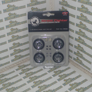GMP 18828 – 1/18 Scale – Street Fighter Performance Wheel and Tire Set