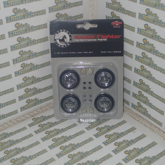 GMP 18828 – 1/18 Scale – Street Fighter Performance Wheel and Tire Set