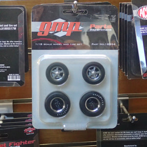 GMP-18856 1/18 Scale Drag Wheel & Tyre Set