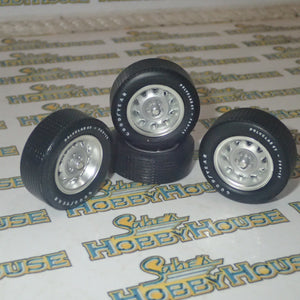 GMP 18861 - 1/18 Scale MUSCLE CAR RALLYE WHEEL AND TIRE PACK