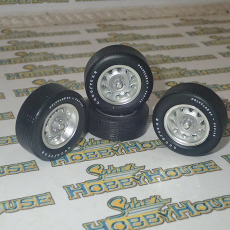 GMP 18861 - 1/18 Scale MUSCLE CAR RALLYE WHEEL AND TIRE PACK