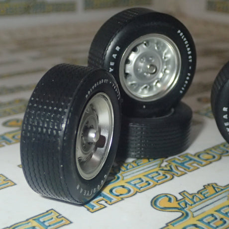 GMP 18861 - 1/18 Scale MUSCLE CAR RALLYE WHEEL AND TIRE PACK