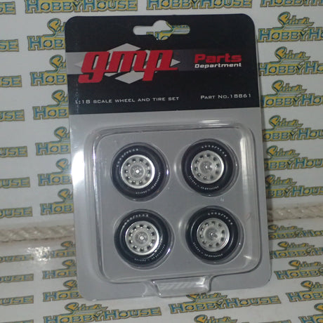 GMP 18861 - 1/18 Scale MUSCLE CAR RALLYE WHEEL AND TIRE PACK