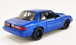 GMP 18954 1/18 Scale - 1990 FORD MUSTANG LX STREET FIGHTER Metallic Blue