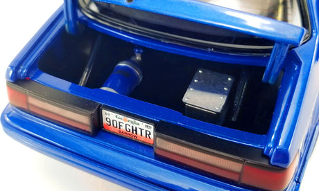 GMP 18954 1/18 Scale - 1990 FORD MUSTANG LX STREET FIGHTER Metallic Blue