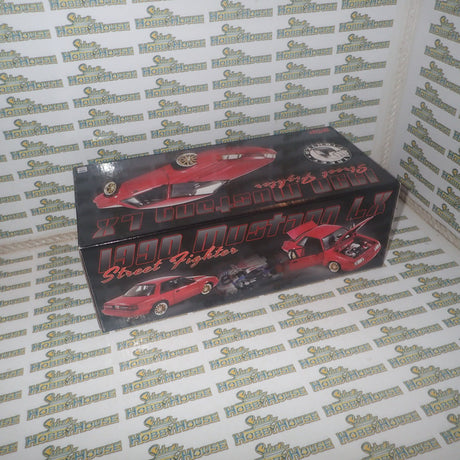 GMP 18955 1/18 Scale - 1990 FORD MUSTANG LX STREET FIGHTER Metallic Red