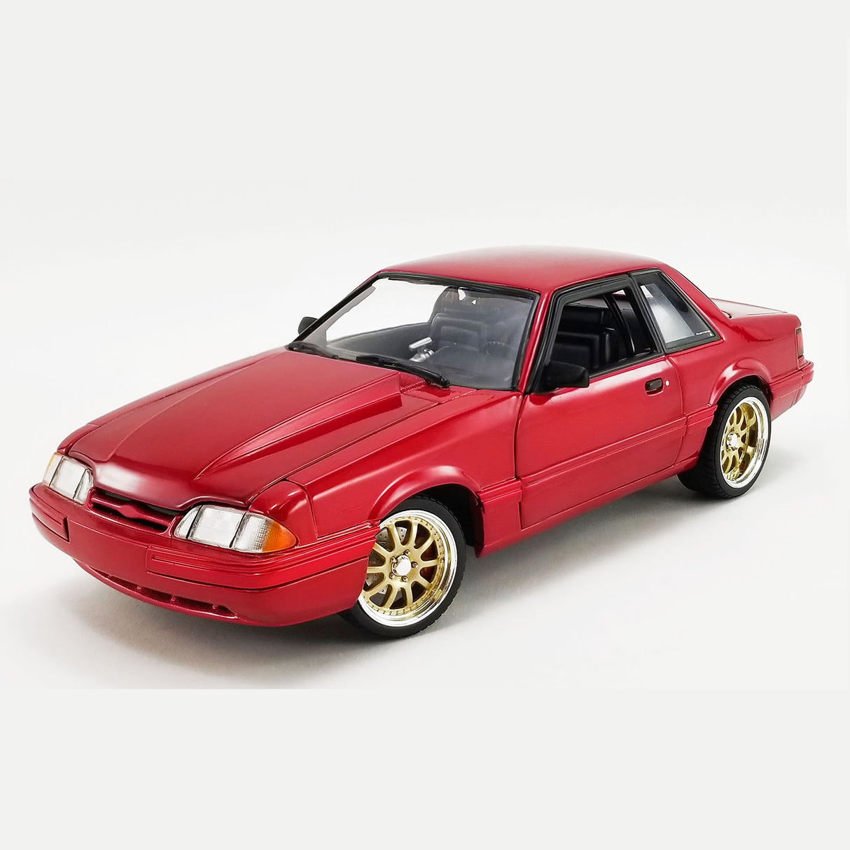 GMP 18955 1/18 Scale - 1990 FORD MUSTANG LX STREET FIGHTER Metallic Red