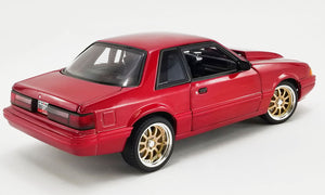 GMP 18955 1/18 Scale - 1990 FORD MUSTANG LX STREET FIGHTER Metallic Red