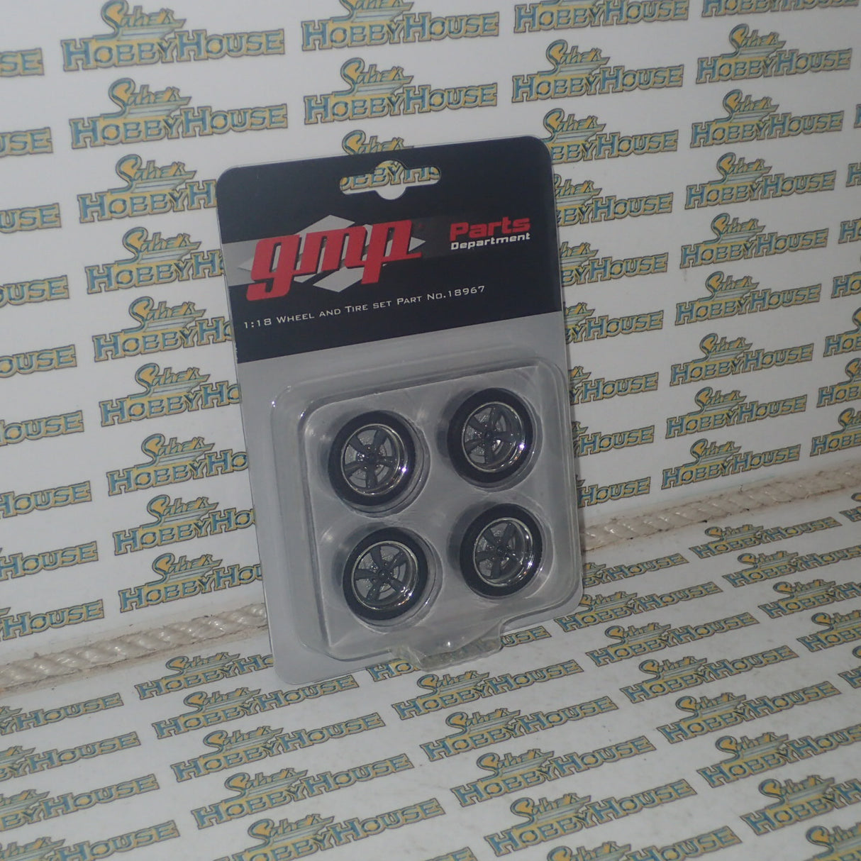 GMP 18967 – 1/18 Scale STREET FIGHTER BILLET WHEEL AND TIRE SET