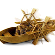 Academy 18130 - Da Vinci Series 2 - Da Vinci Paddleboat Snap Fit Plastic Model Kit
