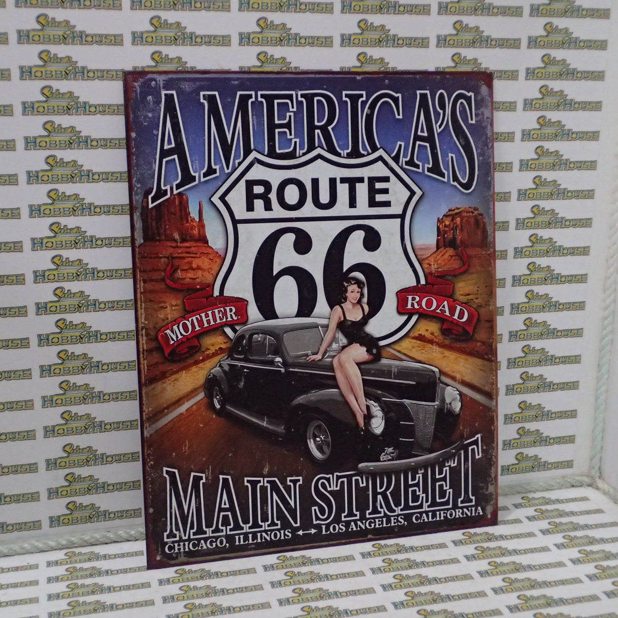 Tin Sign 1957 - America's Mother Road Route 66