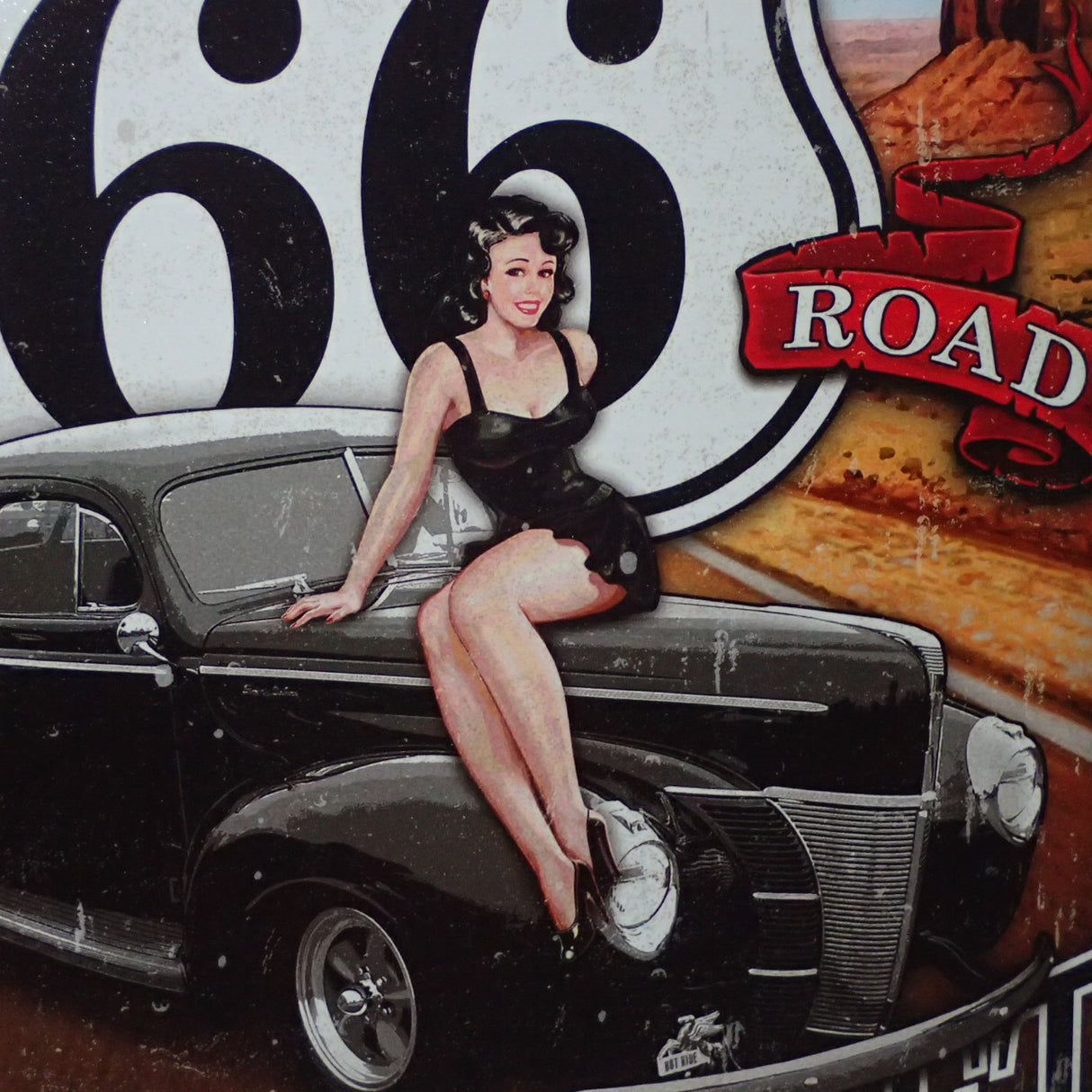 Tin Sign 1957 - America's Mother Road Route 66