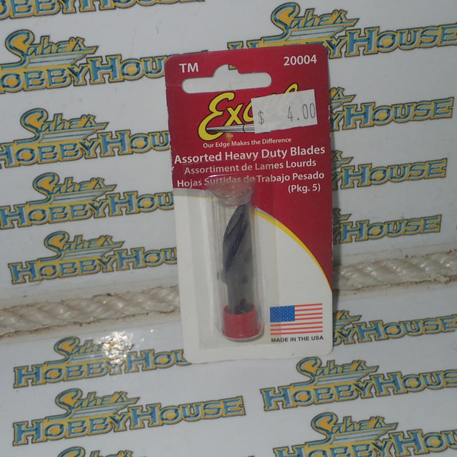 Excel - #20004 - Assorted Heavy Duty Blades 5x Pcs.