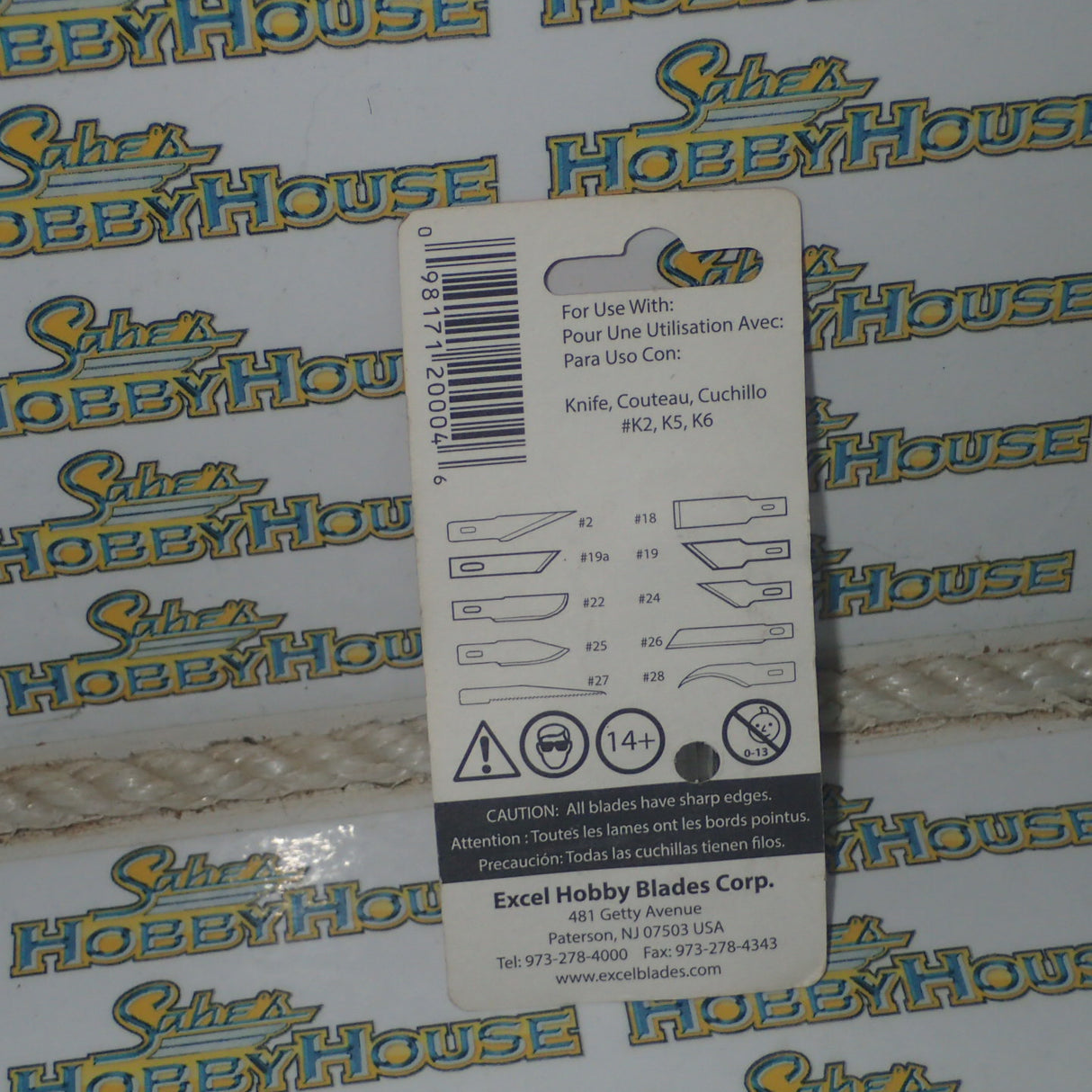 Excel - #20004 - Assorted Heavy Duty Blades 5x Pcs.