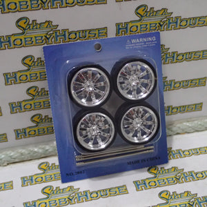 Car Wheels 2002 -B - 1/24 to 1/18 Scale Wheel & Tire Set