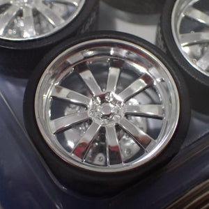Car Wheels 2002 -B - 1/24 to 1/18 Scale Wheel & Tire Set