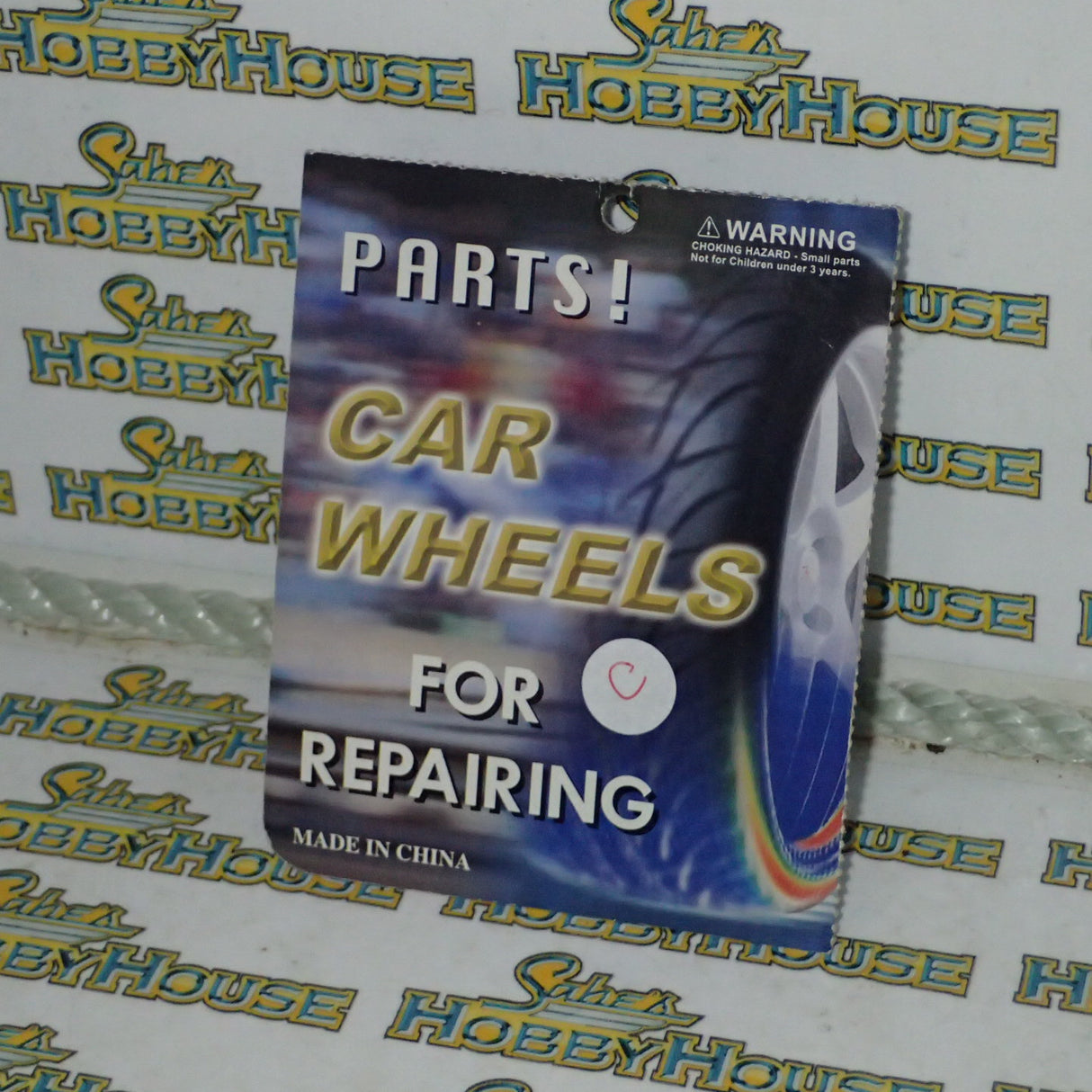 Car Wheels 2002 -C - 1/24 to 1/18 Scale Wheel & Tire Set