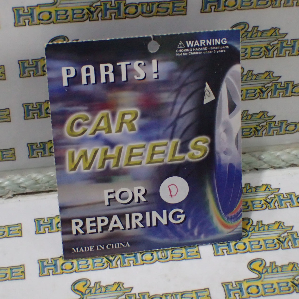 Car Wheels 2002 -D - 1/24 to 1/18 Scale Wheel & Tire Set